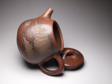 Load image into Gallery viewer, Shipiao Nixing Teapot with Sea and Land Carvings by Li Changquan黎昌权浮雕石瓢壶 225ml