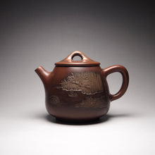 Load image into Gallery viewer, Shipiao Nixing Teapot with Sea and Land Carvings by Li Changquan黎昌权浮雕石瓢壶 225ml
