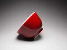 Load image into Gallery viewer, 130ml Fanggu Technique Fisherman Jihong, Youlihong and Qinghua Porcelain Teacup 青花霁红杯