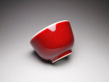 Load image into Gallery viewer, 130ml Fanggu Technique Fisherman Jihong, Youlihong and Qinghua Porcelain Teacup 青花霁红杯