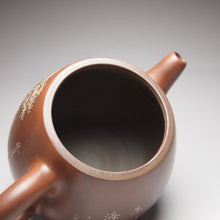 Load image into Gallery viewer, Longdan Nixing Teapot with Carvings of a Landscape Li Changquan, 黎昌权刻绘壶 225ml