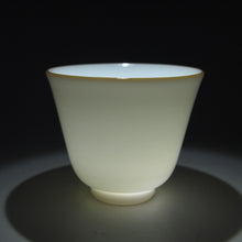 Load image into Gallery viewer, 35ml Ruyue Tianbai Jingdezhen Porcelain Teacup, 甜白如悦杯
