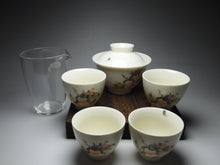 Load image into Gallery viewer, Peaches Painting Youzhongcai Fine Porcelain Tea Set, 釉中彩寿桃套装