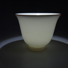 Load image into Gallery viewer, 40ml Flower Goddess Tianbai Jingdezhen Porcelain Teacup 甜白花神杯