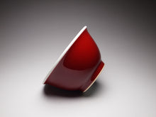 Load image into Gallery viewer, 120ml Fanggu Technique Cliffs and Sky Jihong and Qinghua Porcelain Teacup 青花霁红杯