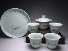 Load image into Gallery viewer, Table of Study Painting Youzhongcai Fine Porcelain Tea Set, 釉中彩博古套装