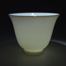 Load image into Gallery viewer, 50ml Tianbai Porcelain Flower Goddess Teacup 甜白釉花神杯