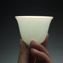 Load image into Gallery viewer, 50ml Tianbai Porcelain Flower Goddess Teacup 甜白釉花神杯
