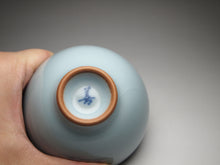 Load image into Gallery viewer, 65ml Chicken Heart Royal Jade Ruyao Teacup 汝窑御青小鸡心杯
