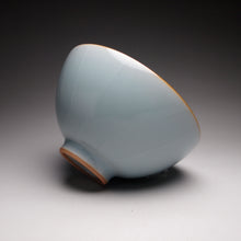 Load image into Gallery viewer, 65ml Azure Ruyao Chicken Heart Teacup 天青汝窑鸡心杯