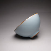 Load image into Gallery viewer, 65ml Chicken Heart Royal Jade Ruyao Teacup 汝窑御青小鸡心杯