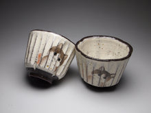 Load image into Gallery viewer, Kitty Cat Kohiki style stoneware teacups, 45ml