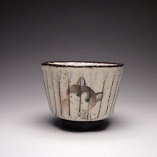 Load image into Gallery viewer, Kitty Cat Kohiki style stoneware teacups, 45ml