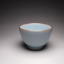 Load image into Gallery viewer, 70ml Shangshan Royal Jade Ruyao Teacup 汝窑御青上善杯