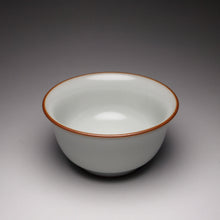 Load image into Gallery viewer, 75ml Moon White Ruyao Teacup, 月白汝窑茶杯