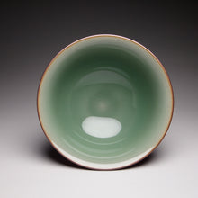Load image into Gallery viewer, 75ml Jihong and Celadon High Base Teacup 青瓷霁红高足杯
