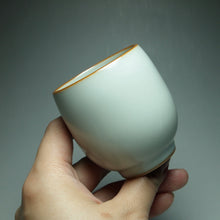 Load image into Gallery viewer, 95ml Fragrance Moon White Ruyao Teacup, 月白汝窑茶杯