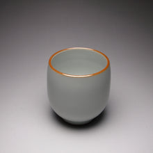 Load image into Gallery viewer, 95ml Fragrance Moon White Ruyao Teacup, 月白汝窑茶杯