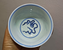 Load image into Gallery viewer, 128ml Dragon Qinghua Fanggu Jingdezhen Porcelain Teacup
