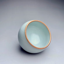 Load image into Gallery viewer, 25ml Mini Moon White Ruyao Teacup, 小月白汝窑茶杯