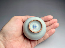 Load image into Gallery viewer, 25ml Mini Moon White Ruyao Teacup, 小月白汝窑茶杯