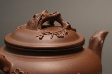 Load image into Gallery viewer, Fully Handmade Dicaoqing Primrose Yixing Teapot by Fan Aijuan, 范爱娟作品-全手工报春四号井底槽青, 230ml
