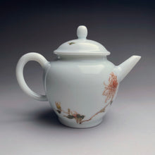 Load image into Gallery viewer, Chrysanthemums Motif Youzhongcai Jingdezhen Porcelain Teapot, 120ml