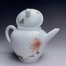 Load image into Gallery viewer, Chrysanthemums Motif Youzhongcai Jingdezhen Porcelain Teapot, 120ml