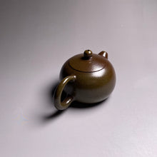 Load image into Gallery viewer, Wood Fired Xishi Nixing Teapot, 柴烧坭兴西施壶 by Liang Xin, 80ml
