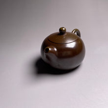 Load image into Gallery viewer, Wood Fired Xishi Nixing Teapot, 柴烧坭兴西施壶 by Liang Xin, 80ml