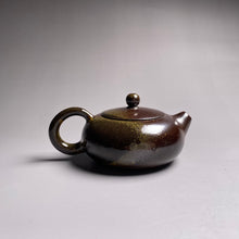Load image into Gallery viewer, Wood Fired Bian Xishi Nixing Teapot, 柴烧坭兴西施壶 by Liang Xin, 70ml
