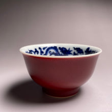 Load image into Gallery viewer, Jihong Glaze Qinghua Porcelain Auspicious Dragons and Bats Cup
