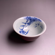 Load image into Gallery viewer, Fanggu Technique Jihong and Qinghua Porcelain Bird and Fish Cup