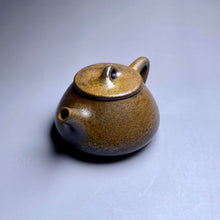 Load image into Gallery viewer, Wood Fired Small Shipiao Dicaoqing Yixing Teapot, 柴烧底槽青石瓢壶, 120ml