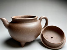 Load image into Gallery viewer, TianQingNi Small Ruyi Three Leg Yixing Teapot, 天青泥如意三足壶, 135ml