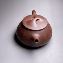 Load image into Gallery viewer, Dicaoqing Hanting Shipiao Yixing Teapot with Carving of Bamboo, 底槽青大满瓢(寒汀石瓢),  450ml