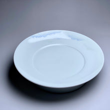 Load image into Gallery viewer, Mountain and Cloud Motif Fencai Jingdezhen Porcelain Saucer / Tea Boat