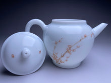 Load image into Gallery viewer, Plum Blossom Motif Youzhongcai Jingdezhen Porcelain Teapot, 120ml