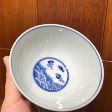 Load image into Gallery viewer, Dragon Doucai Jingdezhen Porcelain Teacup, 双龙戏珠斗彩杯,120ml