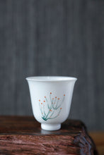 Load image into Gallery viewer, Fencai Porcelain Chinese Medicine Plants 5 Teacup Set from Jingdezhen, 本草集五杯组