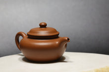 Load image into Gallery viewer, Fully Handmade Zhuni Fanggu Yixing Teapot, 全手工朱泥小仿古壶, 80ml