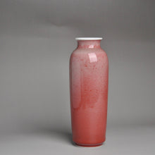 Load image into Gallery viewer, Fanggu JiangDouHong (Peach Blossom) Porcelain Vase 仿古豇豆红花瓶