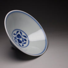 Load image into Gallery viewer, 100ml Three Fruits Qinghua Fanggu Jingdezhen Porcelain Douli Teacup