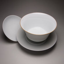 Load image into Gallery viewer, 120ml Medium Horseshoe Tianbai Jingdezhen Porcelain Gaiwan 甜白马蹄盖碗