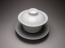 Load image into Gallery viewer, 120ml Medium Horseshoe Tianbai Jingdezhen Porcelain Gaiwan 甜白马蹄盖碗