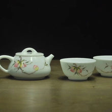 Load image into Gallery viewer, Peach Youzhongcai Jingdezhen White Porcelain Teaset
