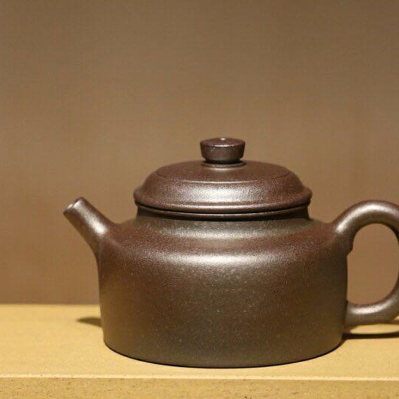 Wood Fired Yixing Teapot, Dezhong Style, Dicaoqing Clay, 200ml