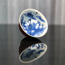 Load image into Gallery viewer, 109ml Jihong Glaze Qinghua Porcelain Fuyun Cup