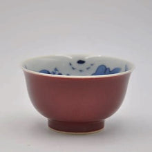 Load image into Gallery viewer, 109ml Jihong Glaze Qinghua Porcelain Fuyun Cup