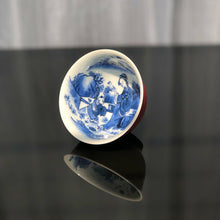 Load image into Gallery viewer, 109ml Jihong Glaze Qinghua Porcelain Fuyun Cup